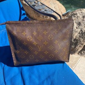 Louis Vuitton Monogram Brown Toiletry Bag